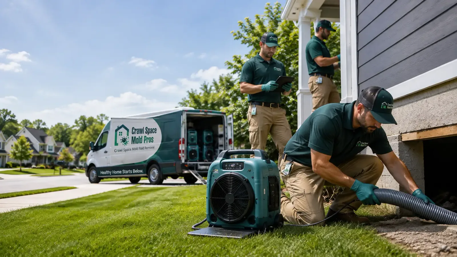 Crawl Space Mold Removal in Durham, CA